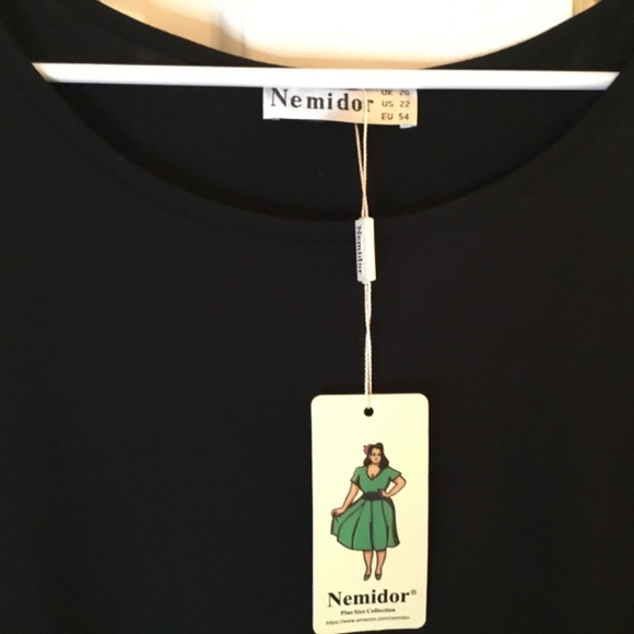 Women's Plus Size Long Sleeve Plaid Maxi Dress With Pockets - Picture 3 of 5